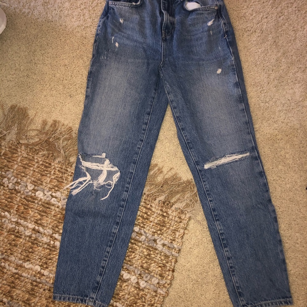 Zara mom jeans
